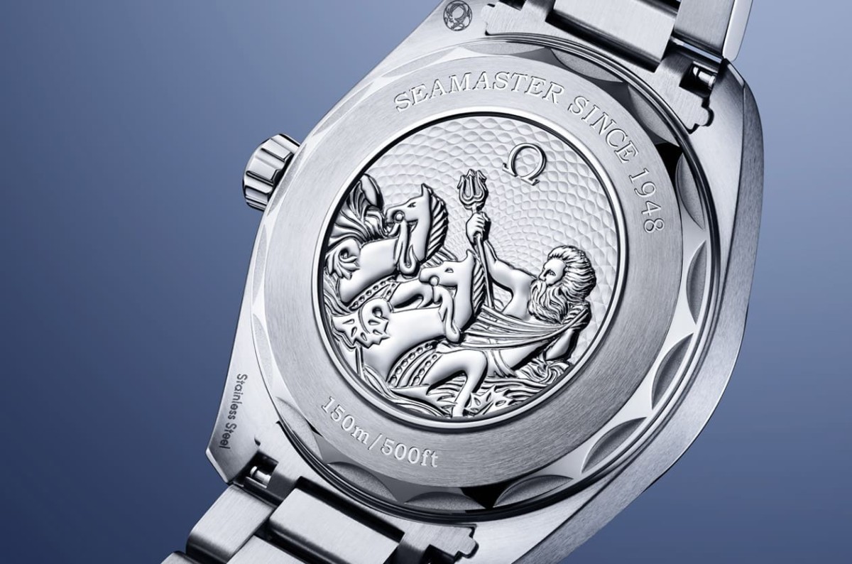 歐米茄海馬75周年必?cái)∏鍐巍赶娜账{(lán)色」面盤(pán)Aqua Terra世界時(shí)區(qū)出國(guó)超實(shí)用-復(fù)刻表