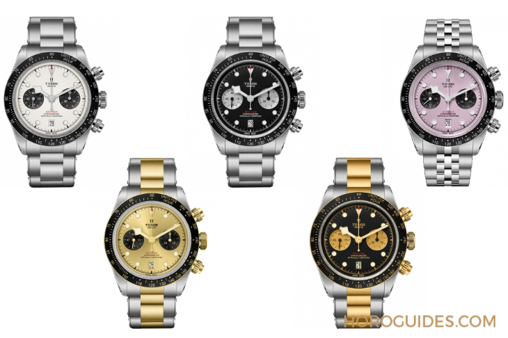 顛覆傳統(tǒng)的粉紅熊貓！帝舵表TUDOR發(fā)表Black Bay Chrono 'Pink'粉紅表盤計時碼表-復刻表