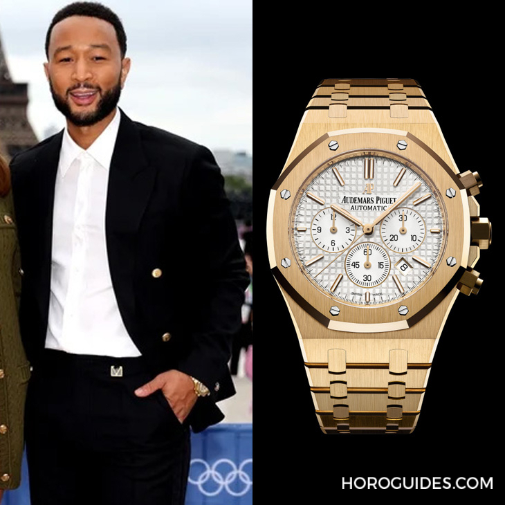 AUDEMARS PIGUET - ROYAL OAK - 15407ST. OO.1220ST.02 - 直擊 ！ 名人現(xiàn)身2024巴黎奧運(yùn)戴什么表