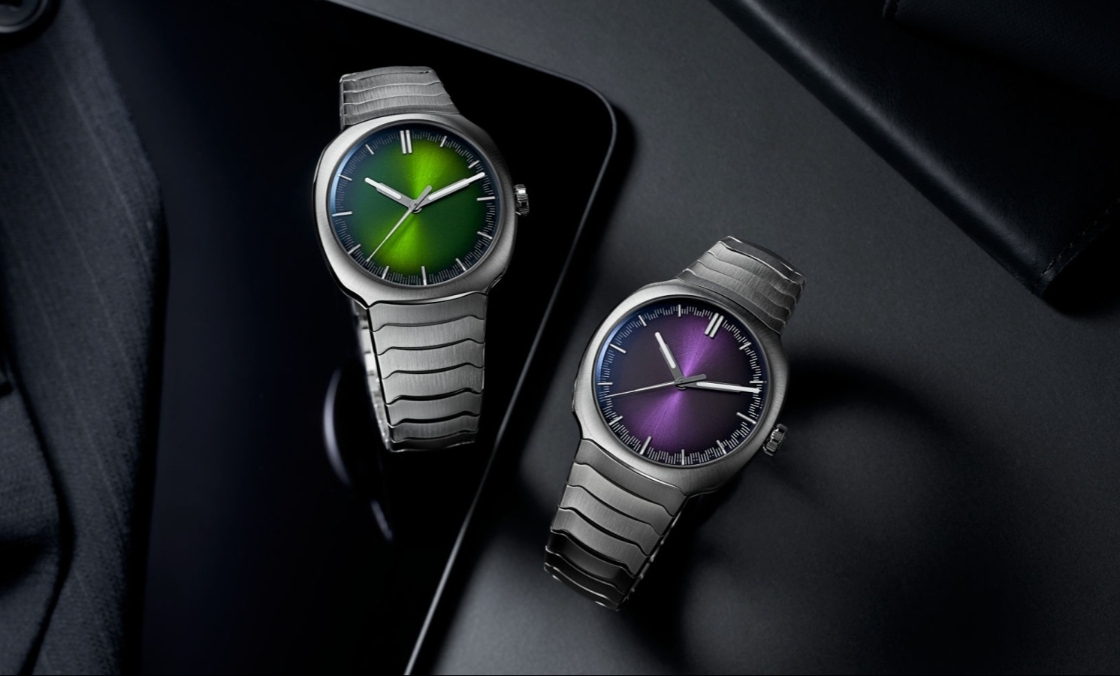 青龍升級回歸、夢幻紫色同步亮相|H. MOSER & CIE. Streamliner Centre Seconds Matrix Green-復刻表