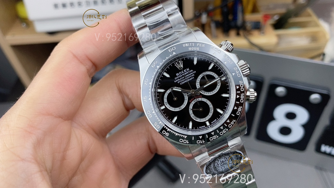 C廠Clean廠勞力士4131機芯黑陶迪126500(黑熊貓迪)深度解析-復(fù)刻表