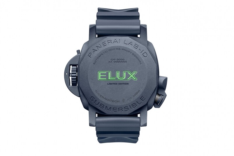 夜光功能新高度！ Panerai全新Submersible Elux LAB-ID腕表 以純機械一鍵開關發光系統-復刻表