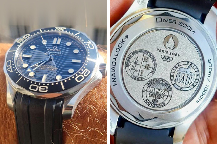 007手腕再次提前曝光新作? 巴黎奧運(yùn)會謎樣的OMEGA Seamaster黑面無日期款-復(fù)刻表