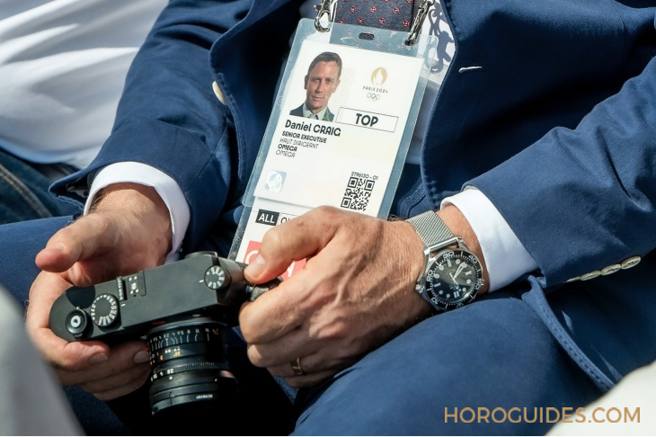 007手腕再次提前曝光新作? 巴黎奧運(yùn)會謎樣的OMEGA Seamaster黑面無日期款-復(fù)刻表