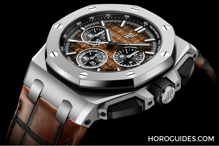AUDEMARS PIGUET - ROYAL OAK OFFSHORE - 77605OK. OO. A101CA.01 - 捕捉夏日氛圍，愛彼Royal Oak Offshore自動表及自動上鏈計時碼表三款新作亮相