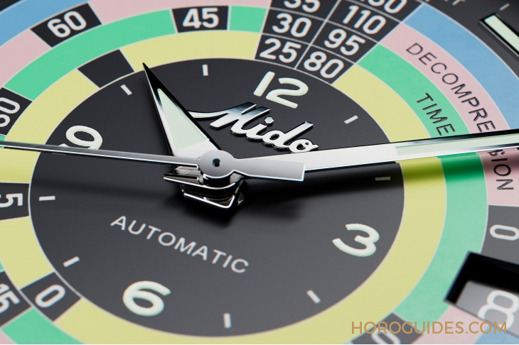 漆黑中的復古“彩虹圈”! MIDO再度推出Ocean Star Decompression Timer 1961復刻限量版-復刻表